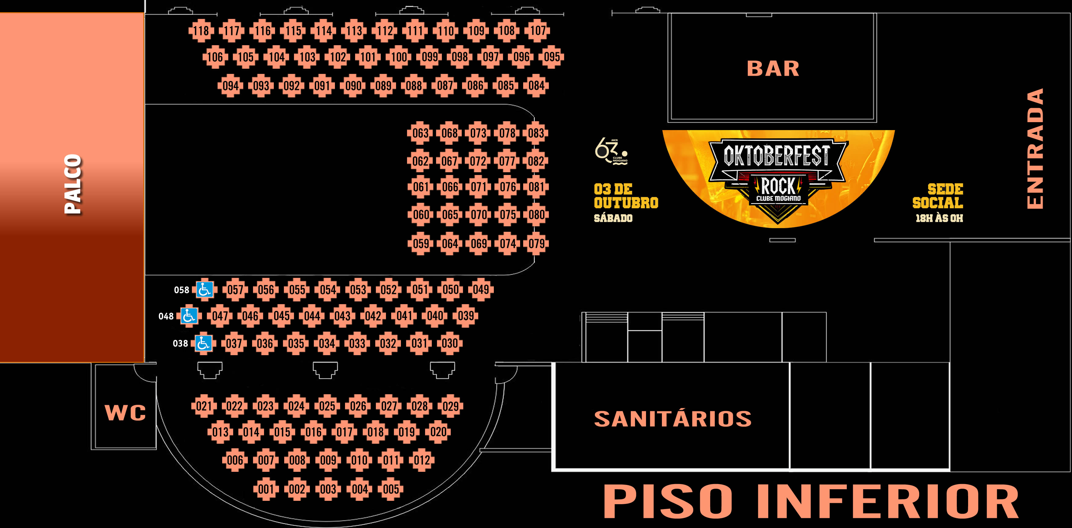 Mapa de Mesas