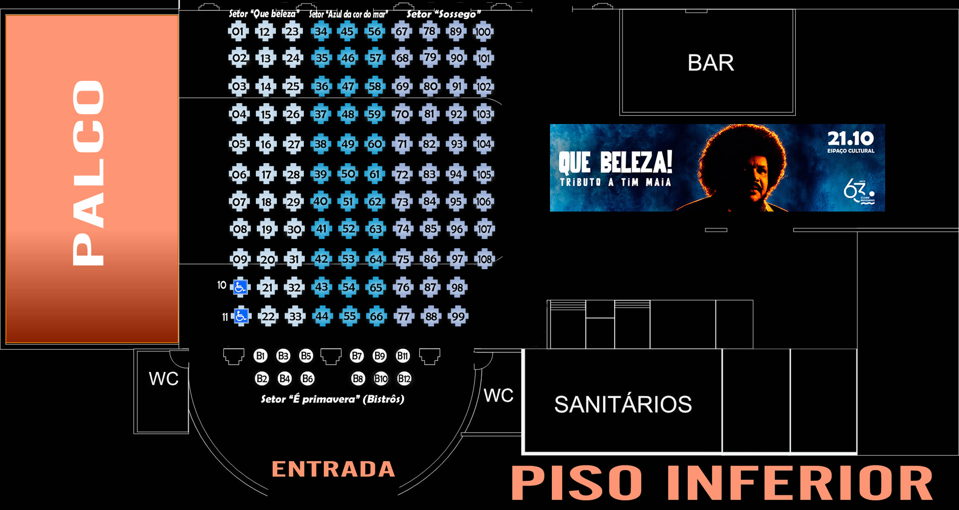 Mapa de Mesas